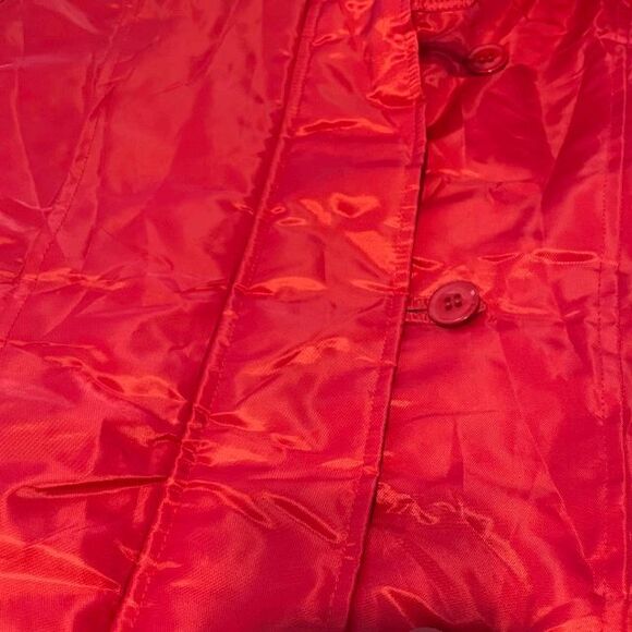 Baby Noiz Cropped Puffer Jacket Bright Red Softside Hooded M - Picture 10 of 10